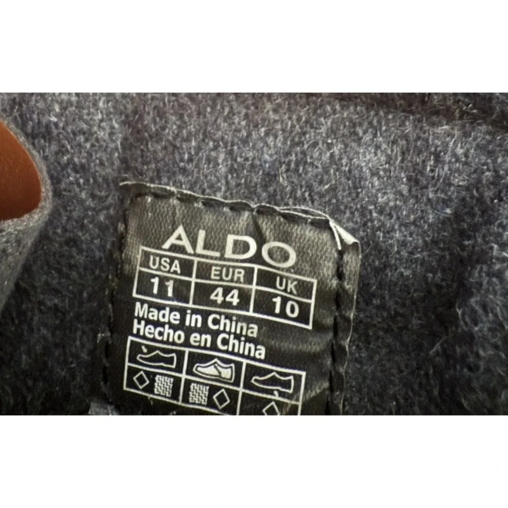 Aldo's Men's Size 11 Insulated Boots Water Resistant Lined Brown & Black